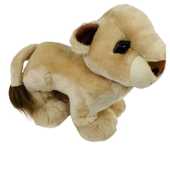 Goffa Lion Cub Wildlife Safari Plush Cuddle Toy Floppy Stuffed Animal - Picture 1 of 9